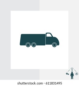 truck icon. vector illustration