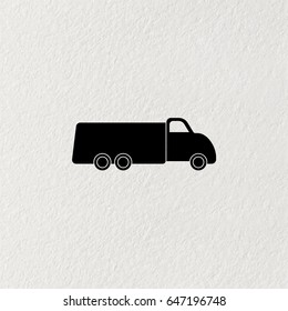truck icon. vector illustration