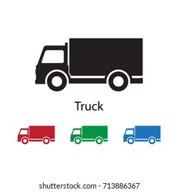 Truck icon vector illustration.