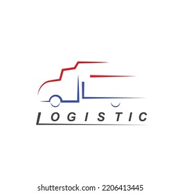 truck icon vector illustration concept design template web