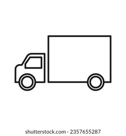 Truck icon. Vector illustration. EPS 10.