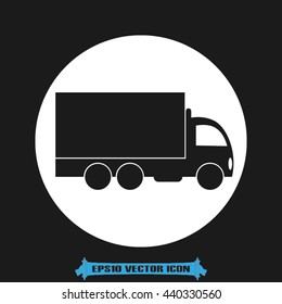 truck icon vector illustration EPS 10