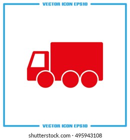 truck icon vector illustration EPS 10