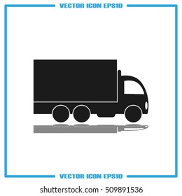 truck icon vector illustration EPS 10