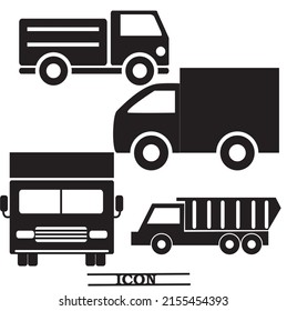 Truck icon. Vector illustration eps10.