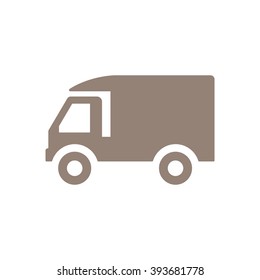 Truck  icon, vector illustration. Flat design style