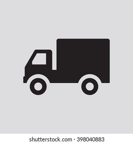 Truck  icon, vector illustration. Flat design style