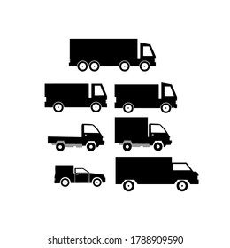 truck icon vector illustration logo template