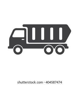 Truck icon Vector Illustration on the white background.