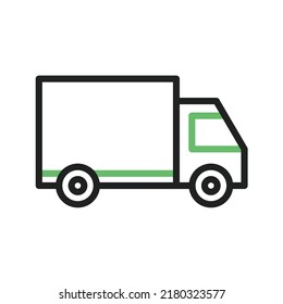 Imagen vectorial de icono del camión. También se puede usar para herramientas de construcción. Adecuado para aplicaciones móviles, aplicaciones web y medios impresos.