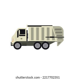 truck icon vector image white color with white background