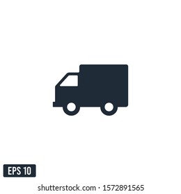 truck icon vector logo template design element