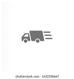 Truck icon Vector icon . Lorem Ipsum Illustration design