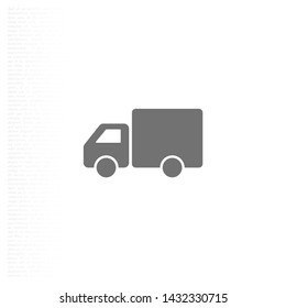 Truck icon Vector icon . Lorem Ipsum Illustration design