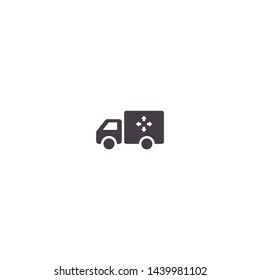 Truck icon Vector icon . Lorem Ipsum Illustration design
