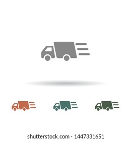 Truck icon Vector icon . Lorem Ipsum Illustration design