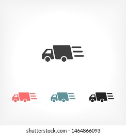 Truck icon Vector icon . Lorem Ipsum Illustration design