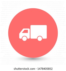 Truck icon Vector icon . Lorem Ipsum Illustration design