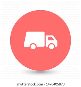 Truck icon Vector icon . Lorem Ipsum Illustration design