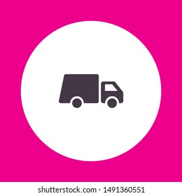 Truck icon Vector icon . Lorem Ipsum Illustration design