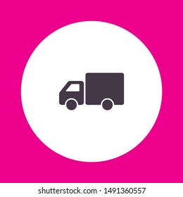 Truck icon Vector icon . Lorem Ipsum Illustration design