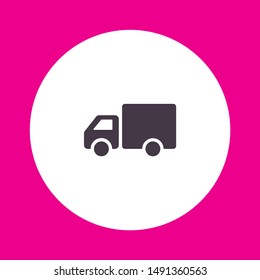 Truck icon Vector icon . Lorem Ipsum Illustration design
