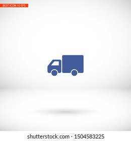 Truck icon Vector icon . Lorem Ipsum Illustration design