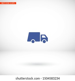 Truck icon Vector icon . Lorem Ipsum Illustration design
