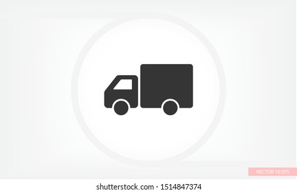 Truck icon Vector icon . Lorem Ipsum Illustration design