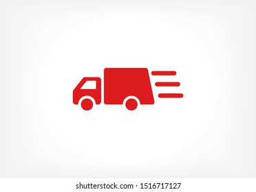 Truck icon Vector icon . Lorem Ipsum Illustration design