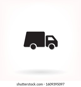 Truck icon Vector icon . Lorem Ipsum Illustration design
