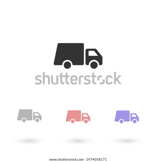 Truck\
icon Vector icon . Lorem Ipsum Illustration\
design