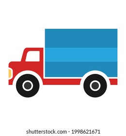 Truck Icon Vector On Trendy Design.