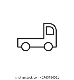 truck icon vector sign symbol