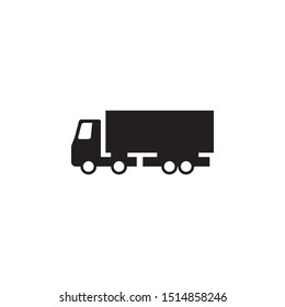 TRUCK ICON VECTOR SYMBOL TEMPLATE