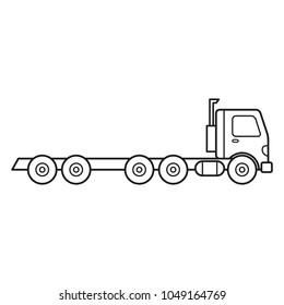 Truck Icon Vector Template