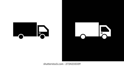 Truck icon. Vector Template. Concept Icon flat design.