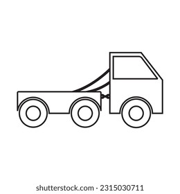 truck icon vector template illustration logo design