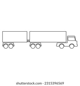 truck icon vector template illustration logo design