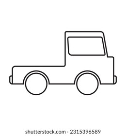truck icon vector template illustration logo design