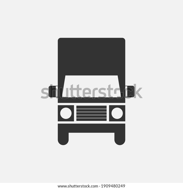 Truck icon.\
Vehicle symbol modern, simple, vector, icon for website design,\
mobile app, ui. Vector\
Illustration