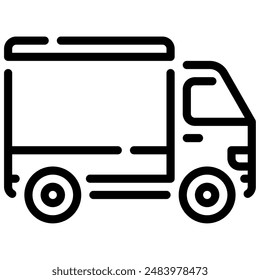Truck icon for web, app, infographic, etc