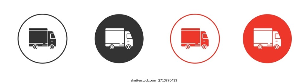 Icono de camión. diseño de Vector de Web
