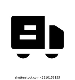 truck icon for your website design, logo, app, UI.