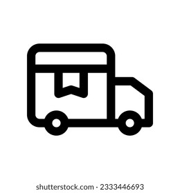 truck icon for your website design, logo, app, UI.