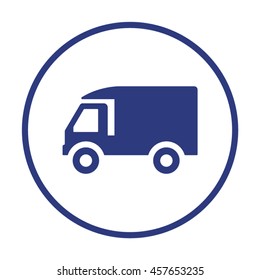 Truck  icon.Flat design.