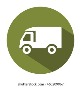 Truck  icon.Flat design.