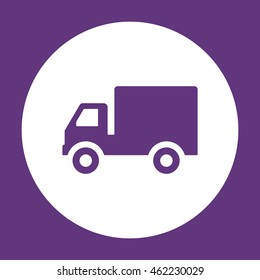 Truck  icon.Flat design.