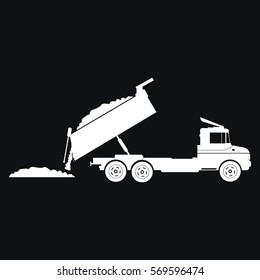 truck icons set