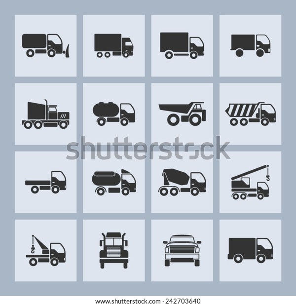 Truck icons for\
site